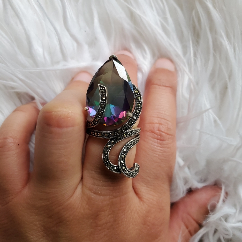 Statement 925 Silver Ring - image 3